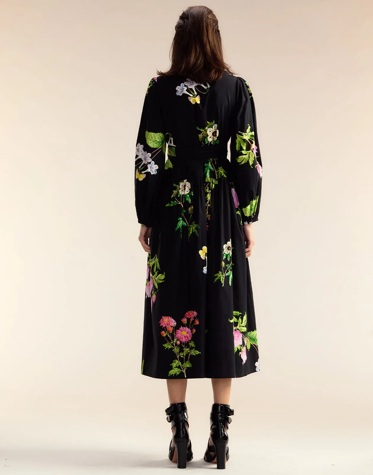Evermore Cotton Sateen Shirt Dress