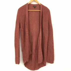 Express Wine Knit Open Front Cardigan- Size XS
