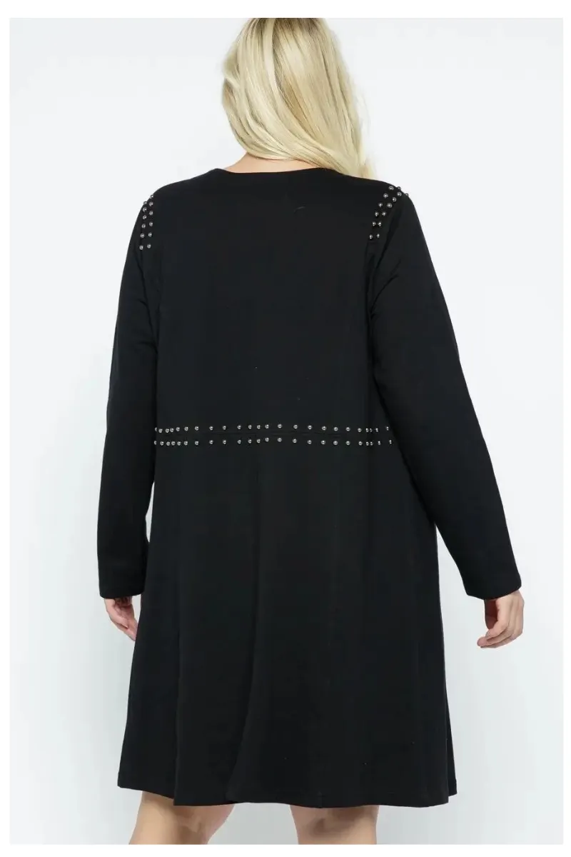 Fall For Studs Curvy Jacket