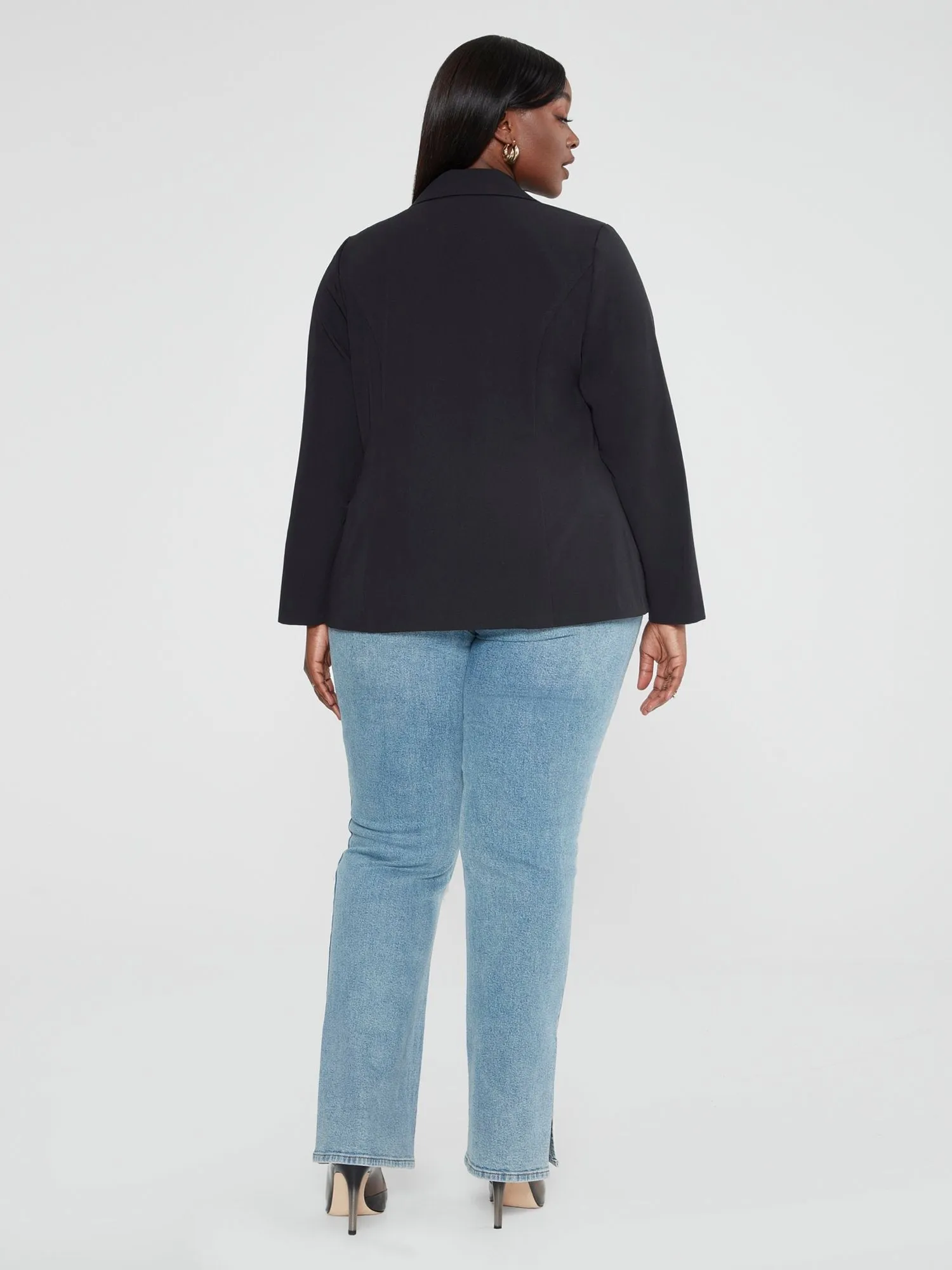 Fashion To Figure - Gemma Open Front Blazer