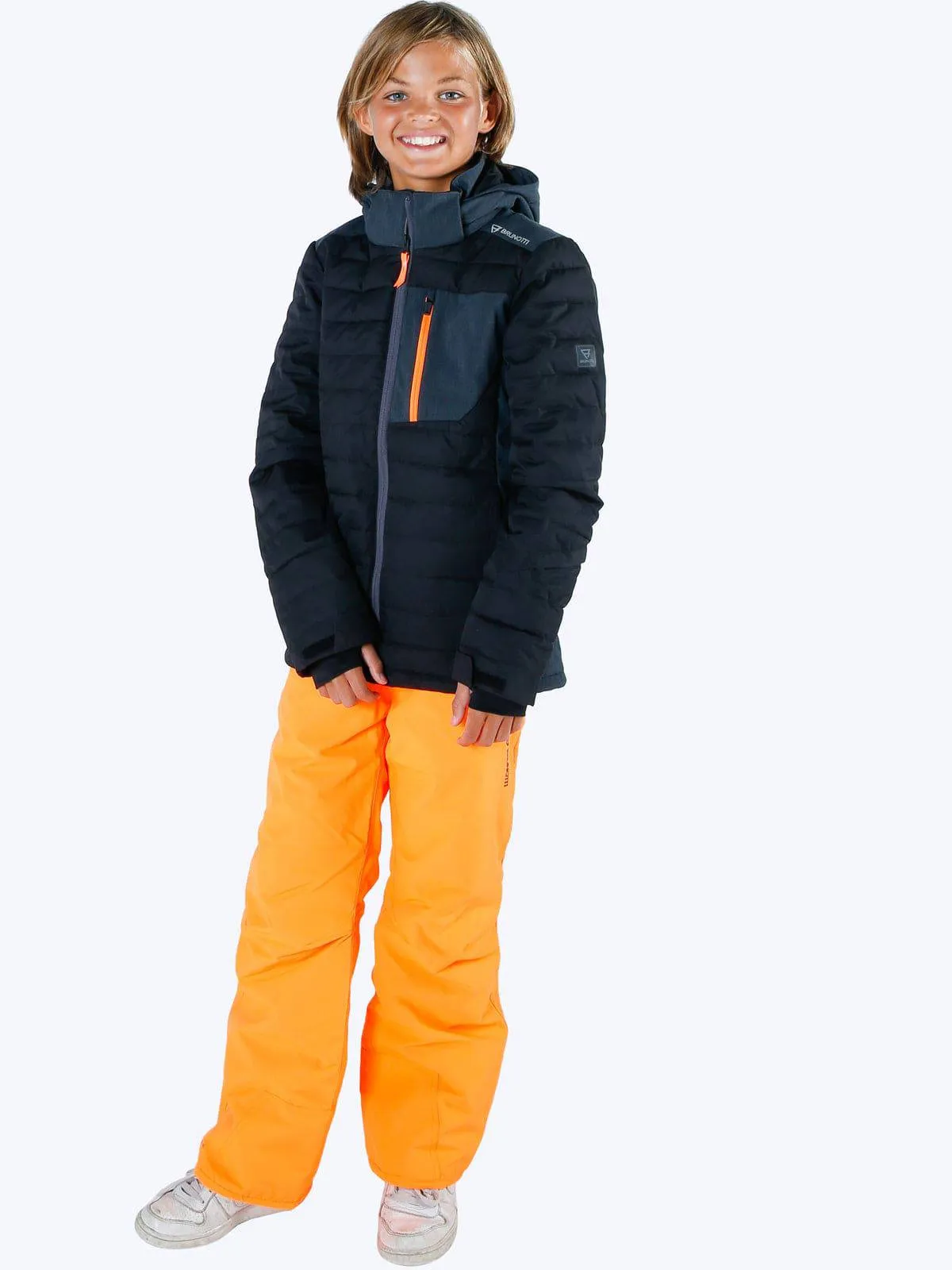 Footstrap-N Boys  Snow Pants | Orange