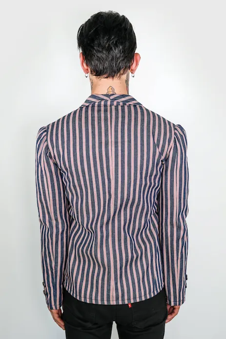 Forgotten Saints LA "Dead End Street" Mod cut striped Blazer