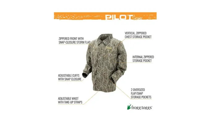 FROGG TOGGS Men's Pilot Field Coat (3 Styles to Choose From!) - Ships Quick!