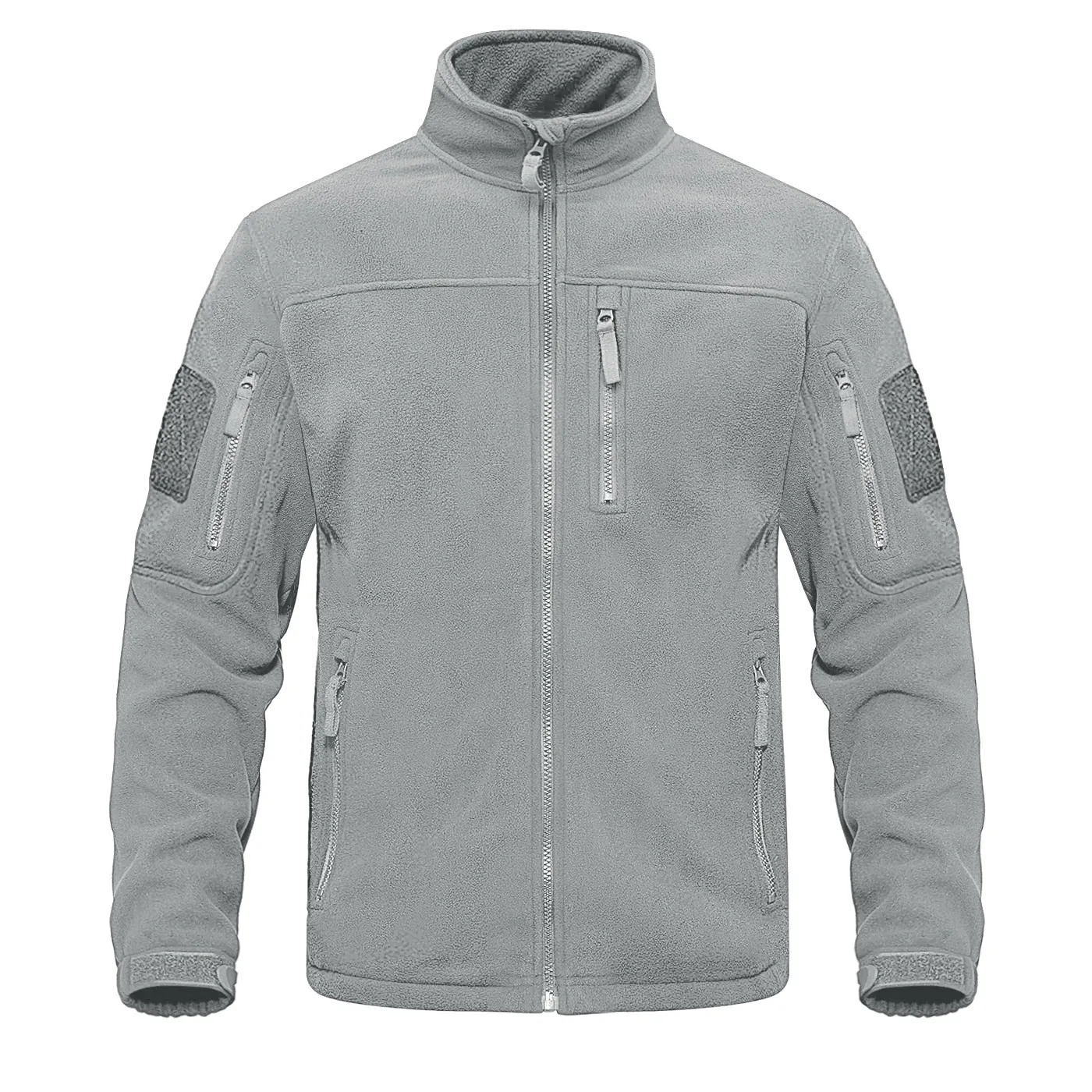 Full Zip Up Tactical Army Fleece Jacket Military Thermal Warm Outwear Windbreaker