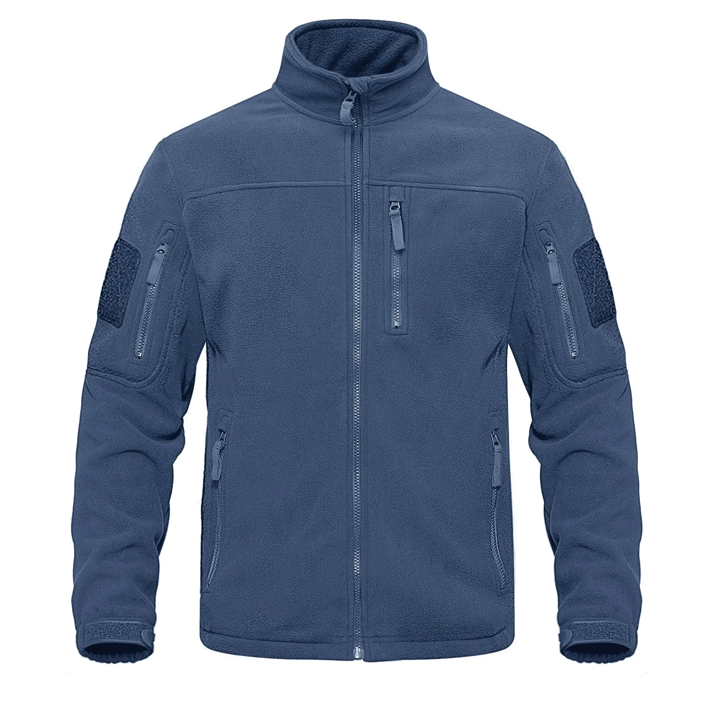 Full Zip Up Tactical Army Fleece Jacket Military Thermal Warm Outwear Windbreaker