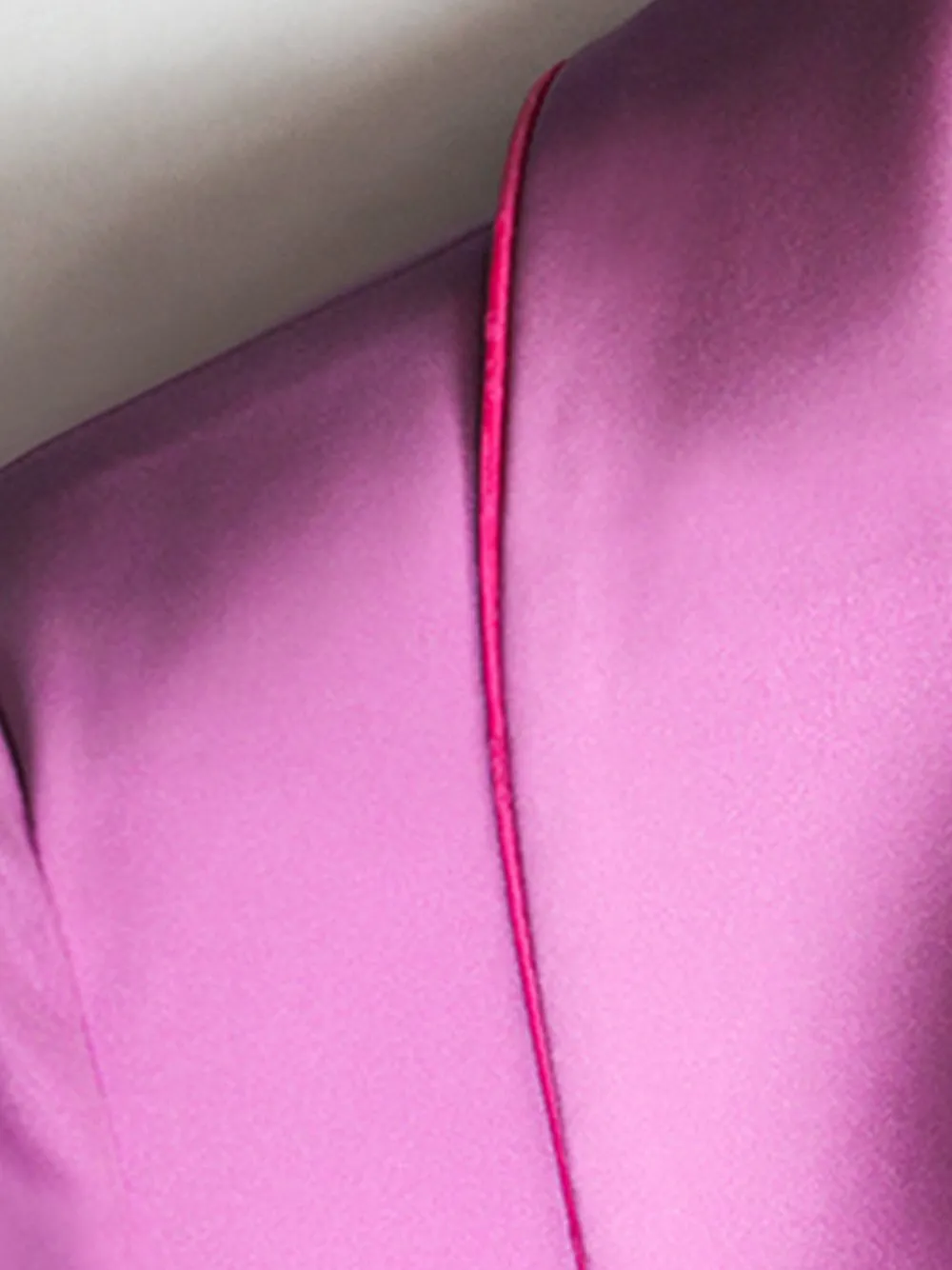 GF Double-breasted Satin Blazer   Pants Matching Set in Pink