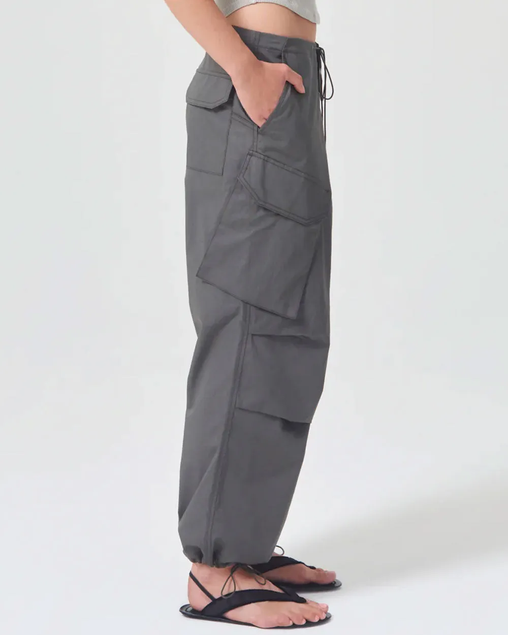 Ginerva Cargo Pant in Caviar