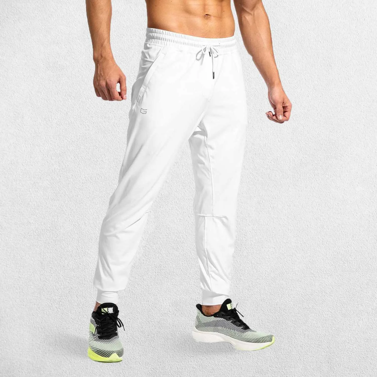 GPW Men's Athletic Sweatpants with Zipper Pockets for Training & Workouts