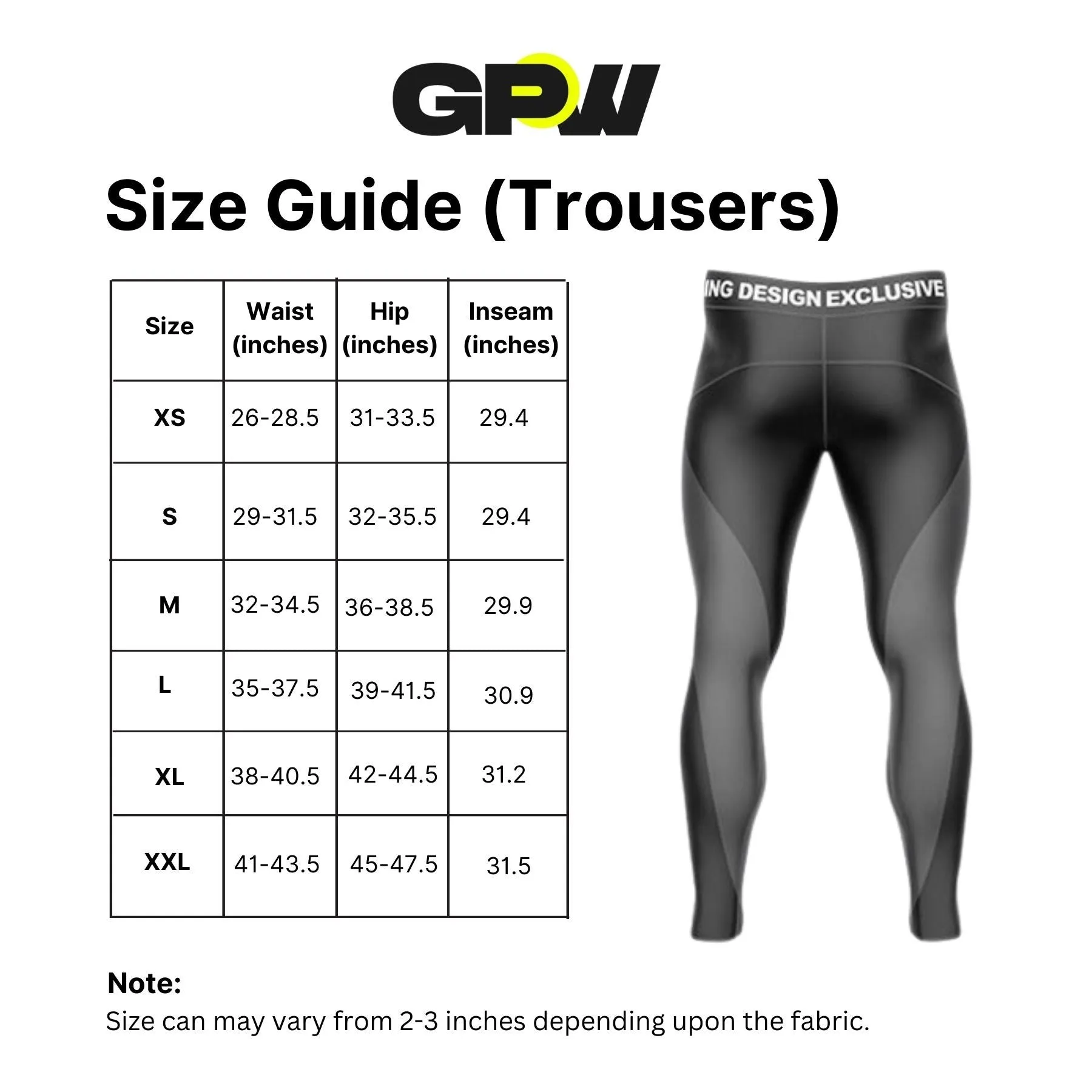 GPW Men's Athletic Sweatpants with Zipper Pockets for Training & Workouts