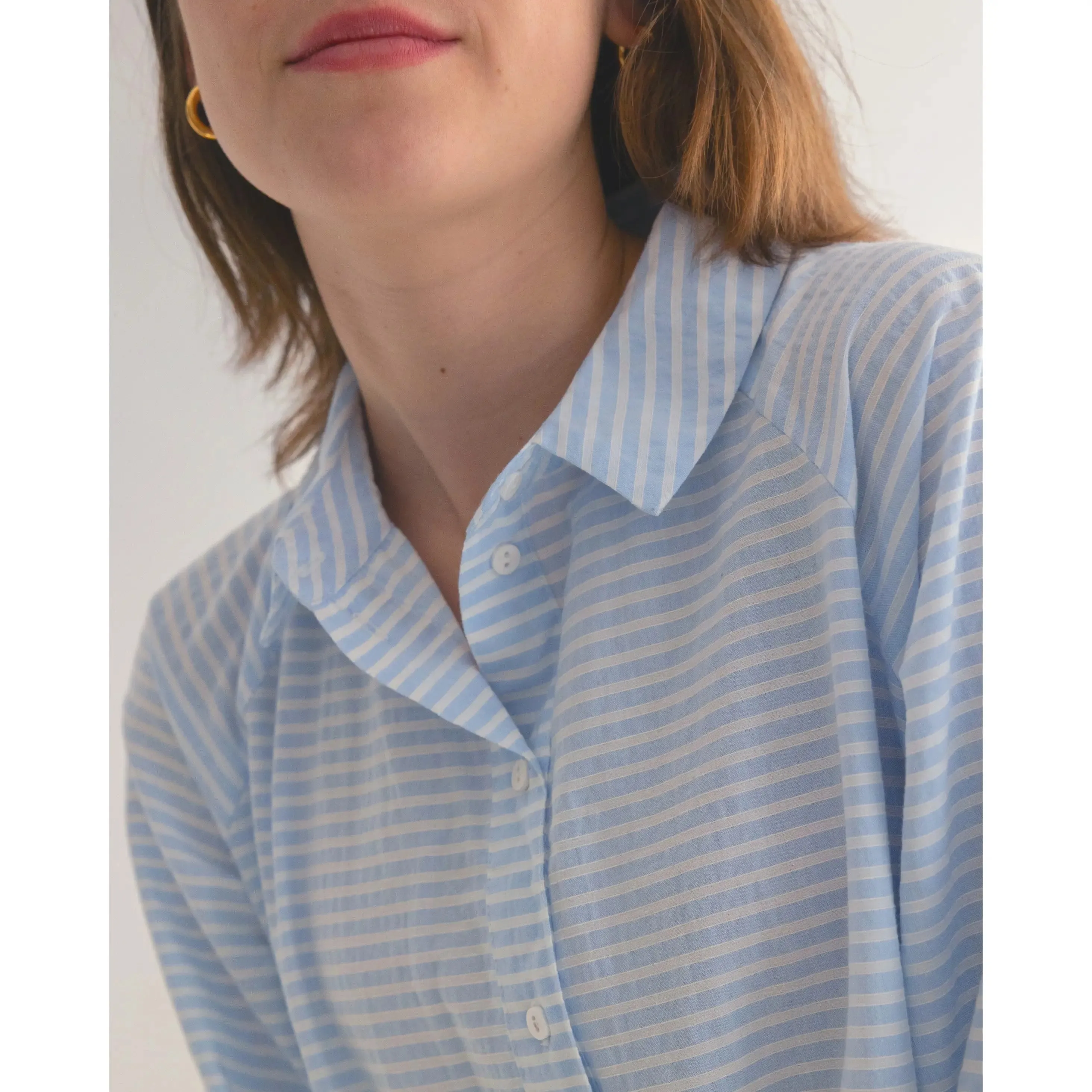 Granadella Shirt Dress Light Blue