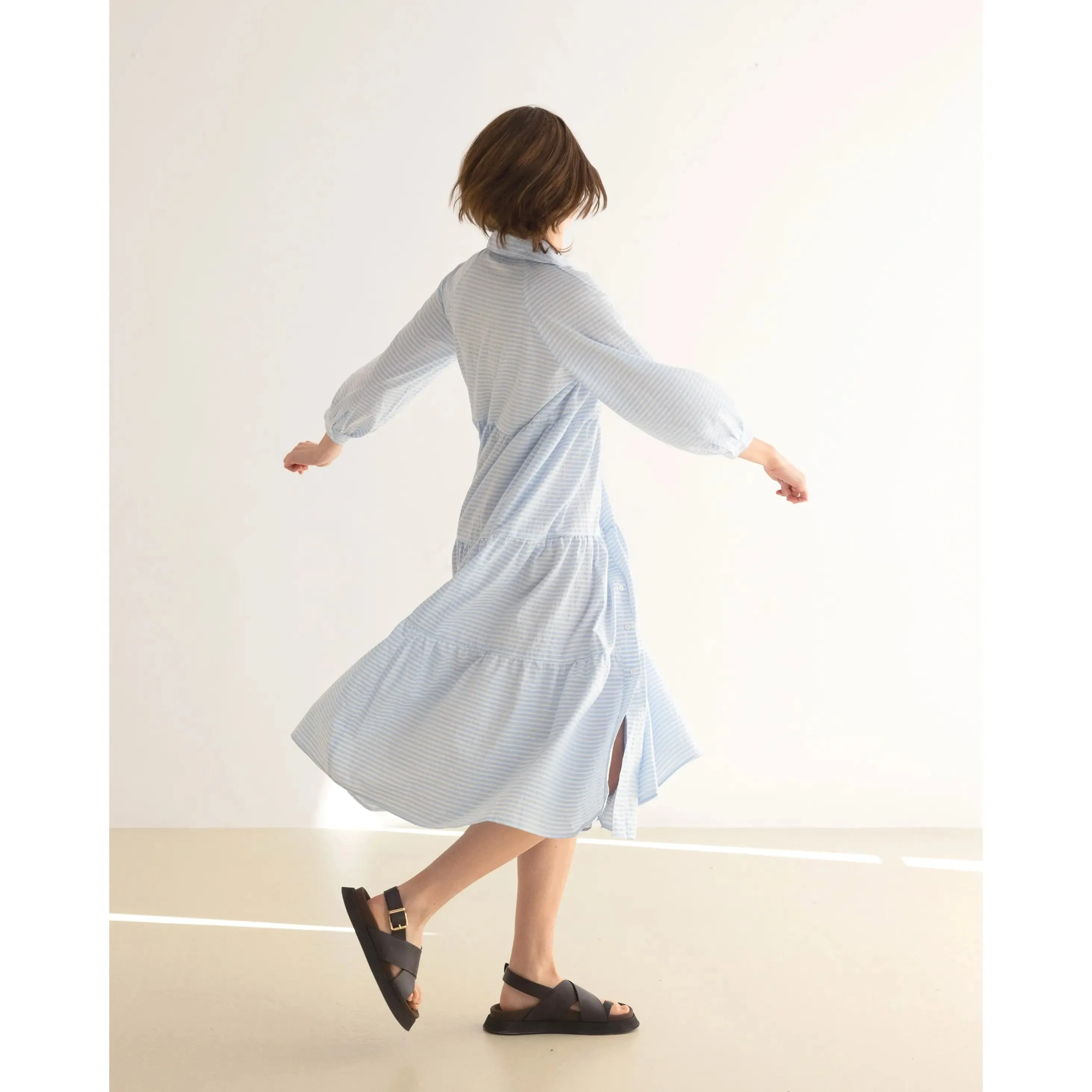 Granadella Shirt Dress Light Blue