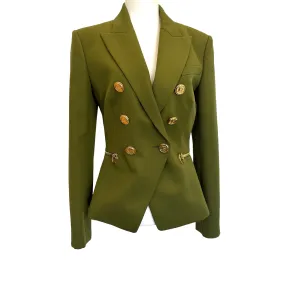 Green & Gold Blazer - S