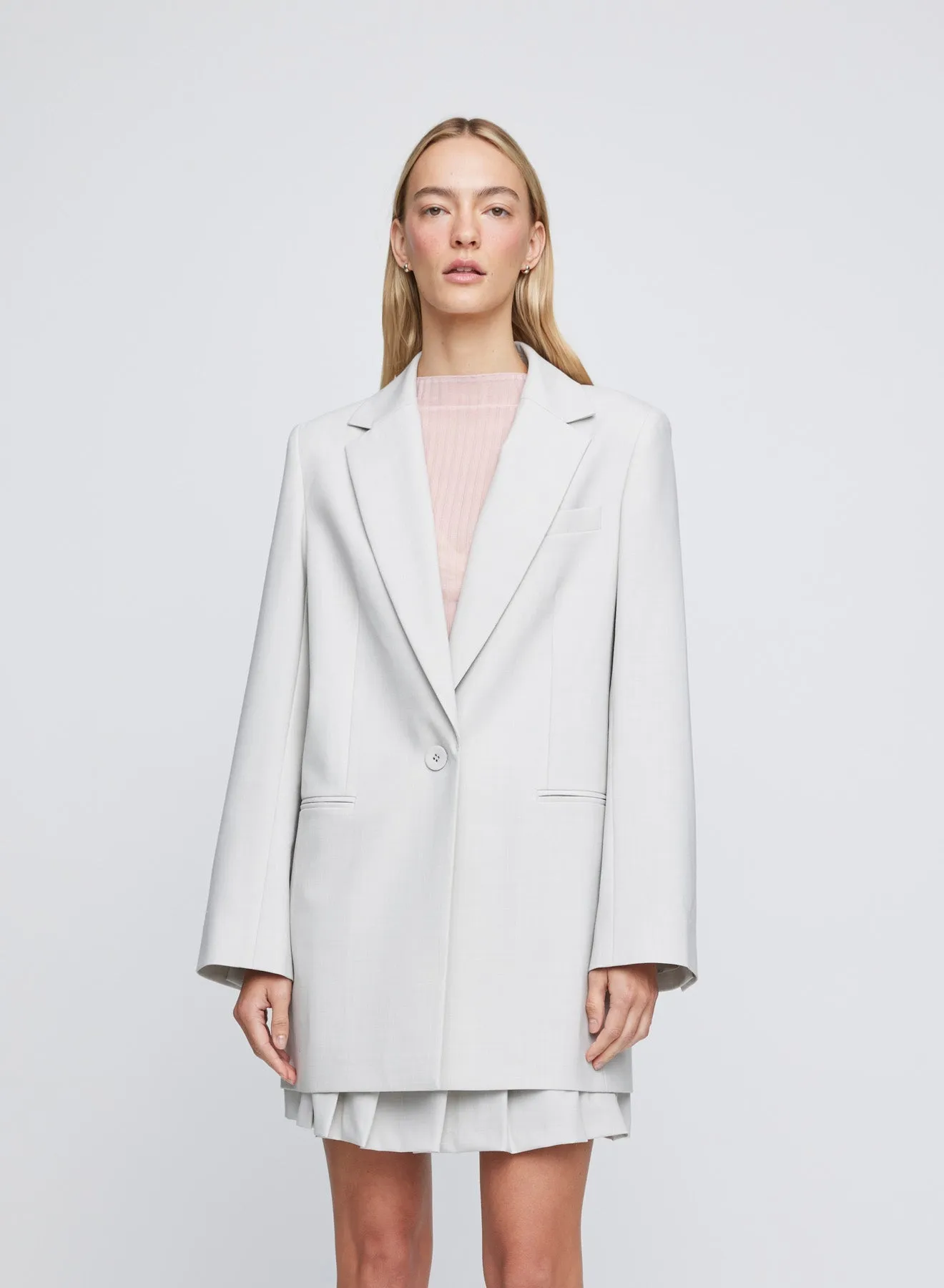 HARPER BLAZER (HEATHER)