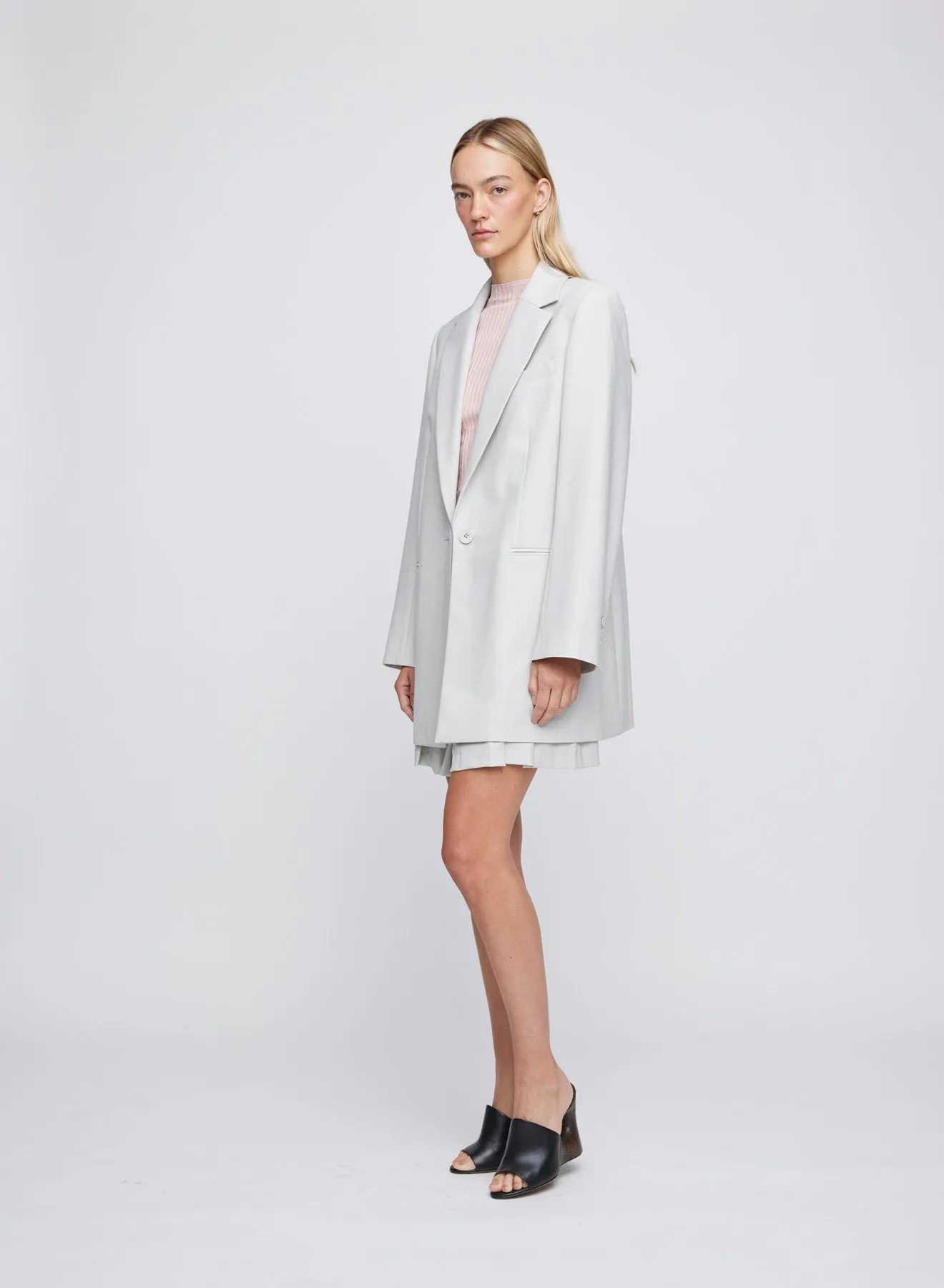 HARPER BLAZER (HEATHER)