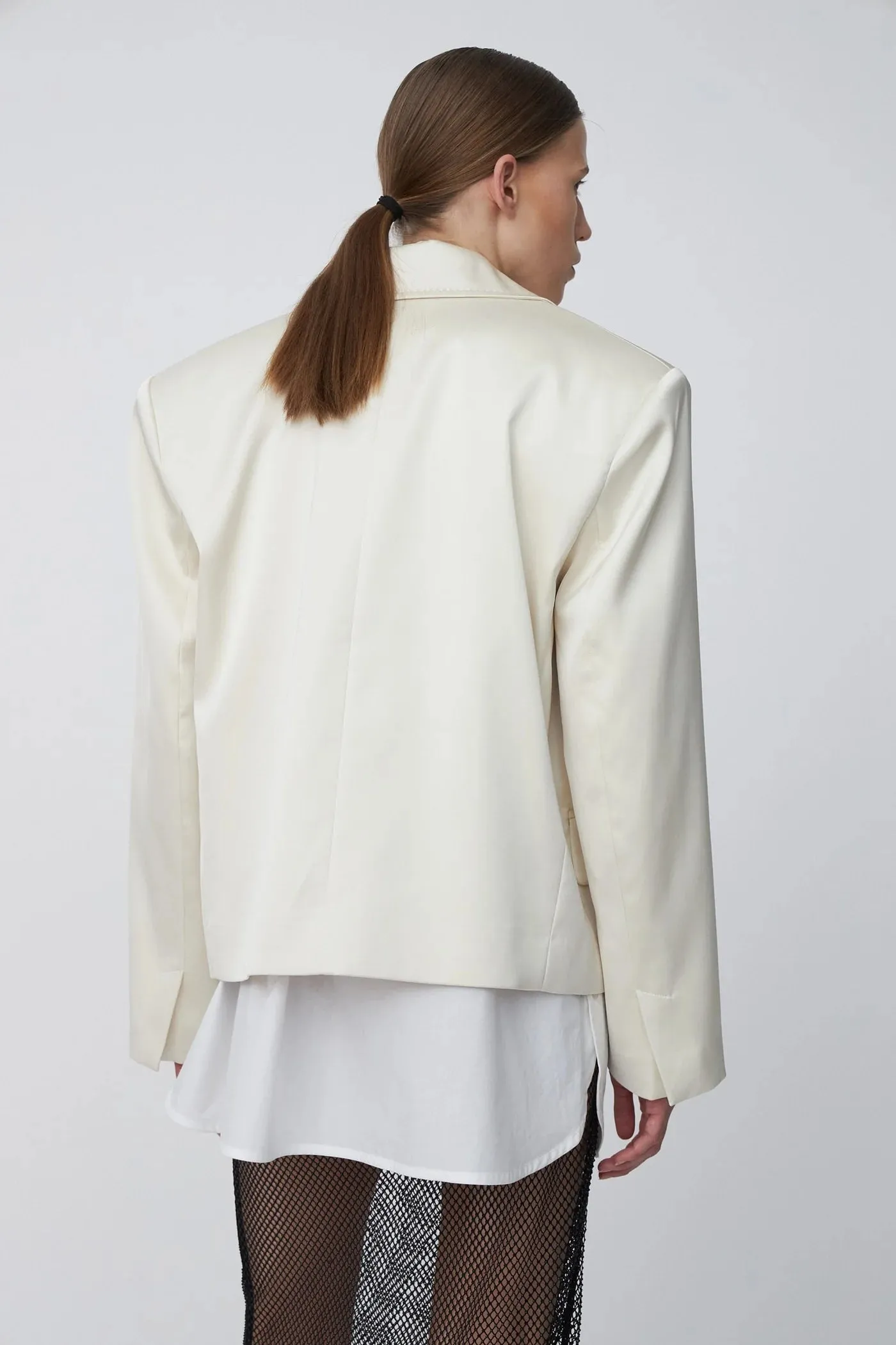 Heavy Sateen Blazer