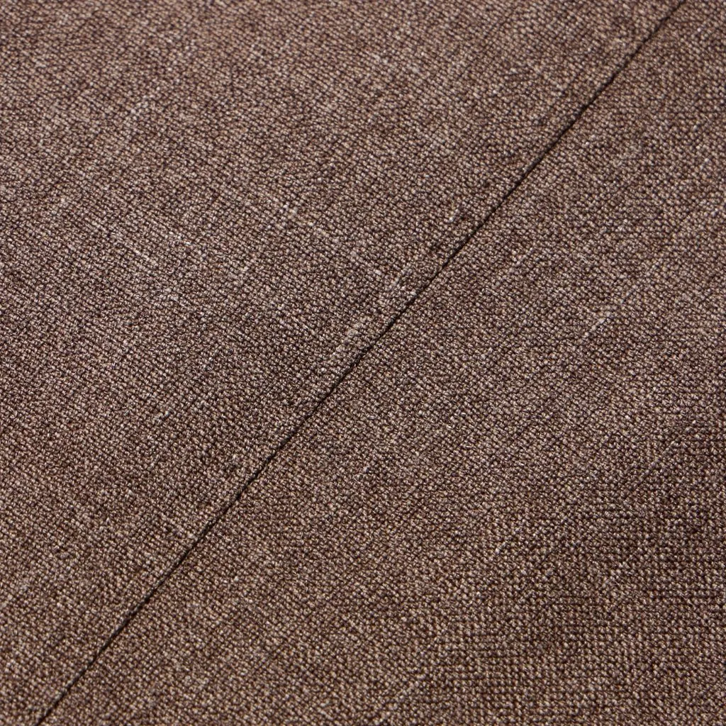 HENRY SARTORIAL X CARUSO Single Breasted 2 Button Blazer BROWN REG