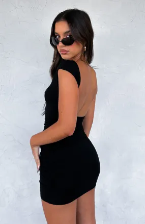 Hold Me Closer Mini Dress Black