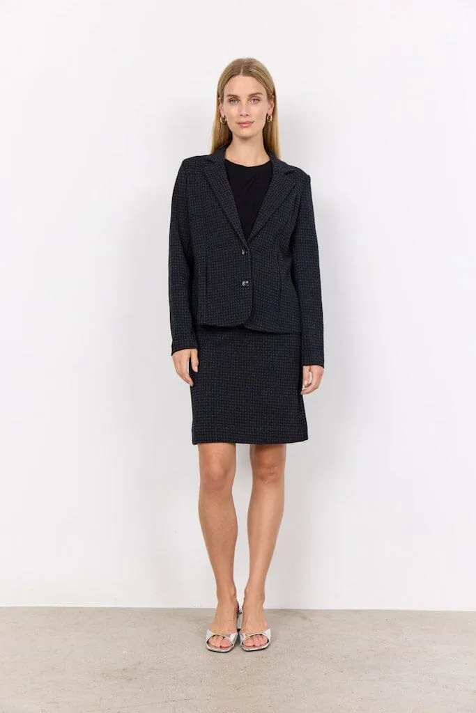 Isobel Blazer in Black Combi