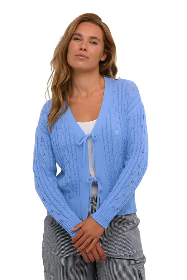 Kaffe Womens Maria Knit Cardigan Ultramarine