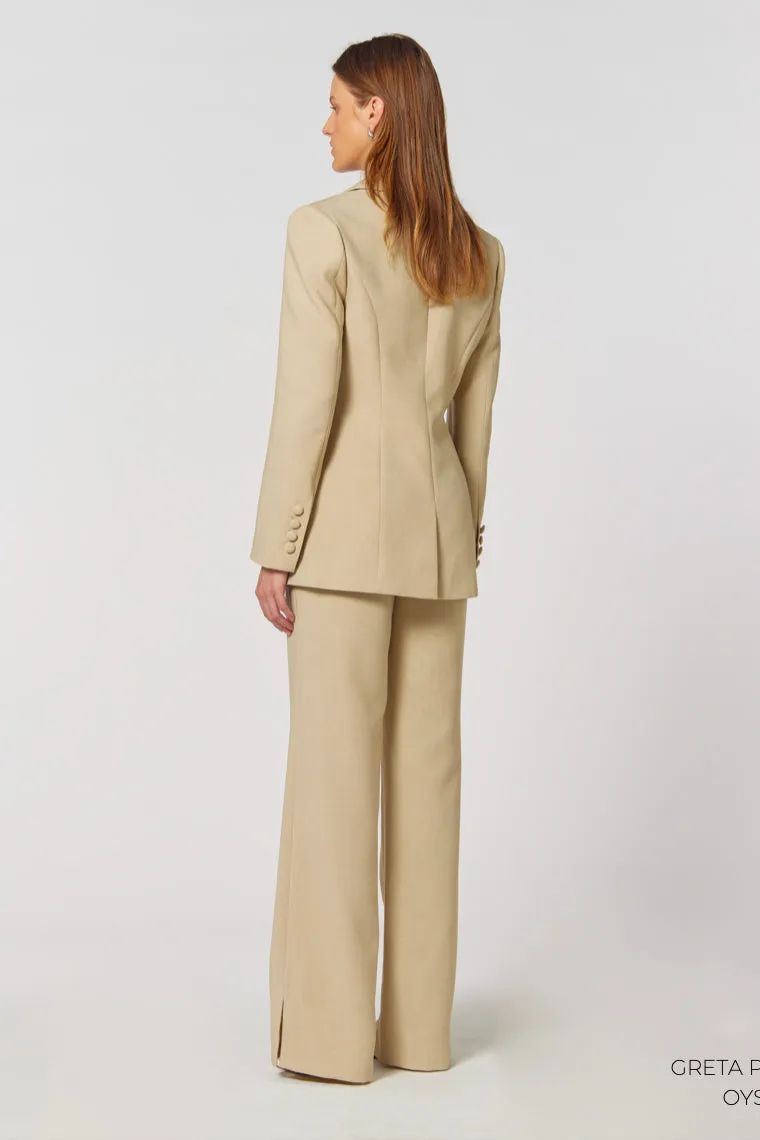 Kianna Greta Pant - Oyster