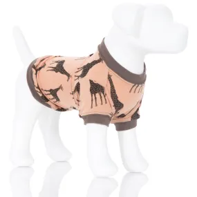 Kickee Pants Print Dog Tee - Suede Giraffe 1st Delivery
