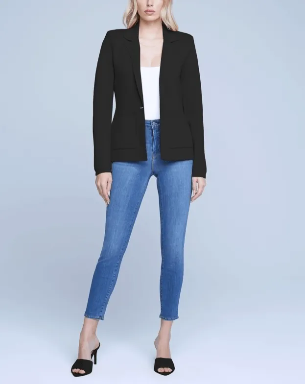 L'Agence Lacey Knit Blazer