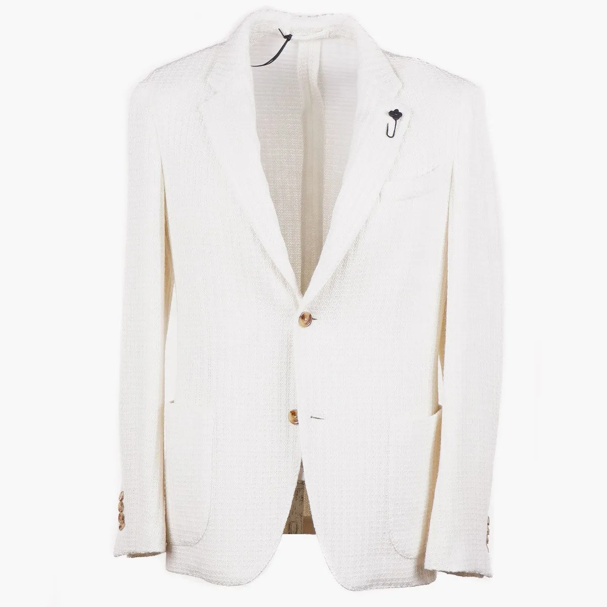 Lardini Knit Wool and Silk Blazer