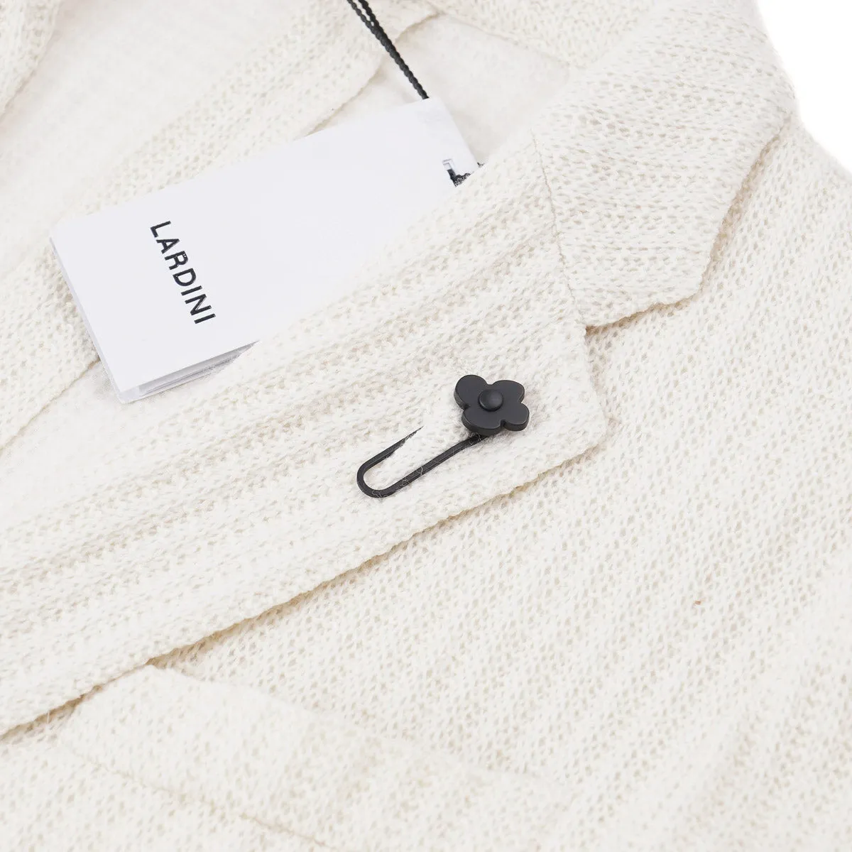 Lardini Knit Wool and Silk Blazer