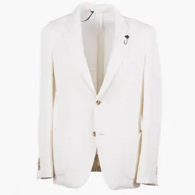 Lardini Knit Wool and Silk Blazer