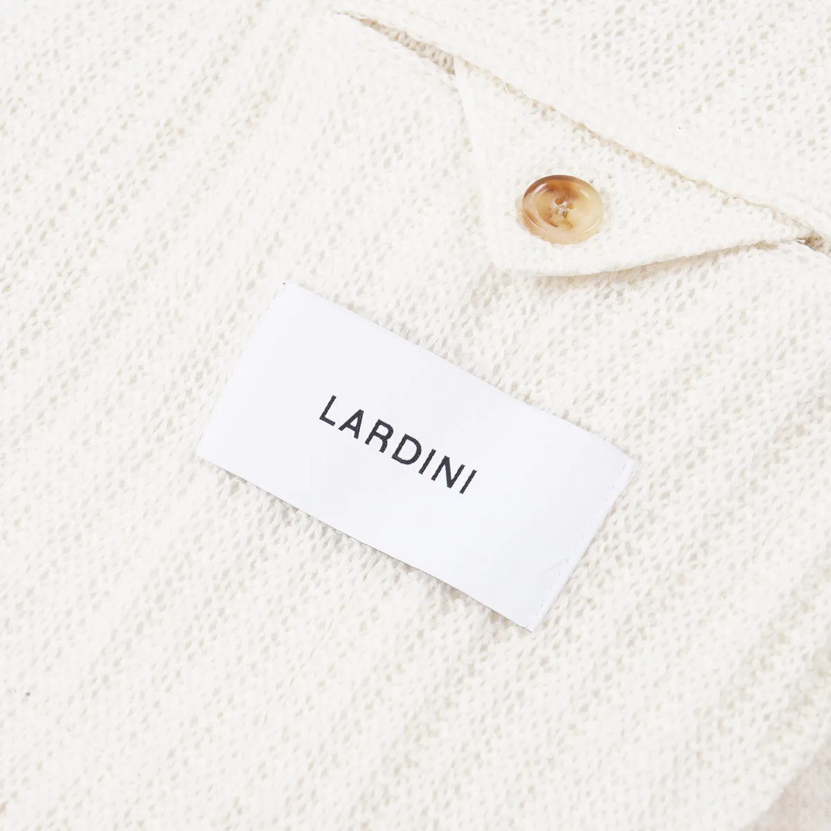 Lardini Knit Wool and Silk Blazer