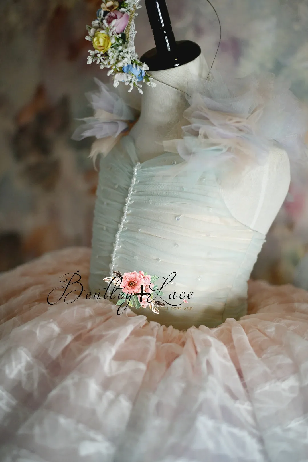 LEILA "Ruffled Rainbow" -   Petal Dress ( 6 Year - Petite 7 Year)