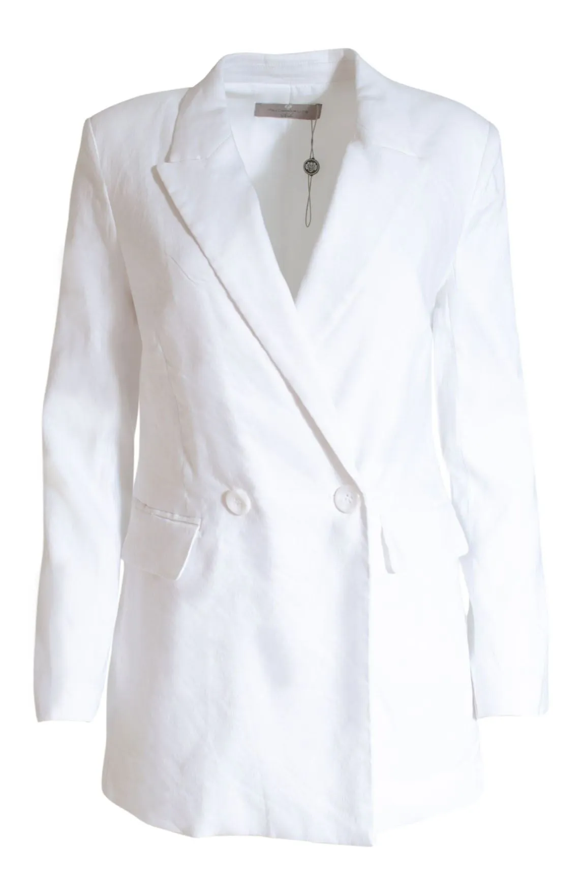Linen Double-Breasted Blazer