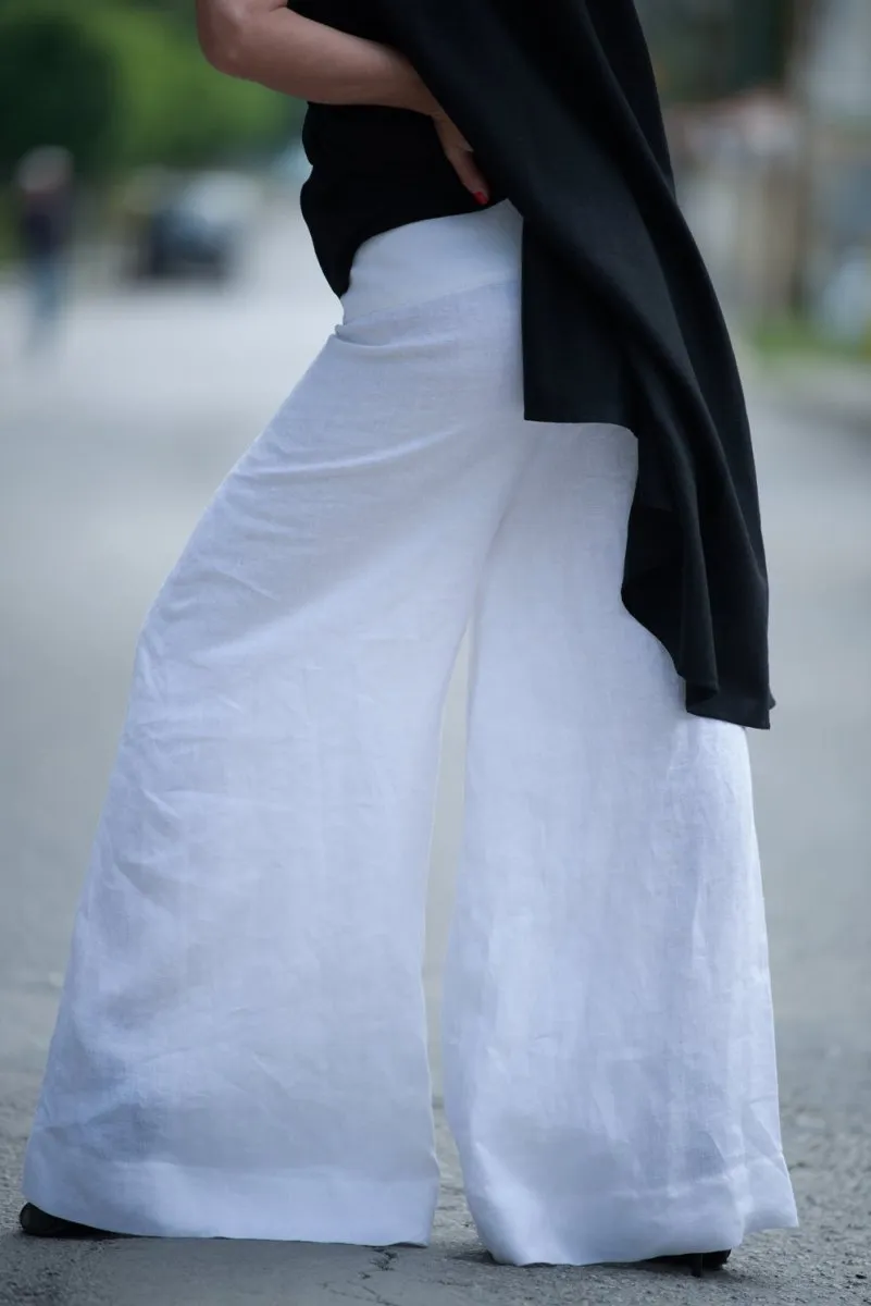Linen Wide Pants PAMELA