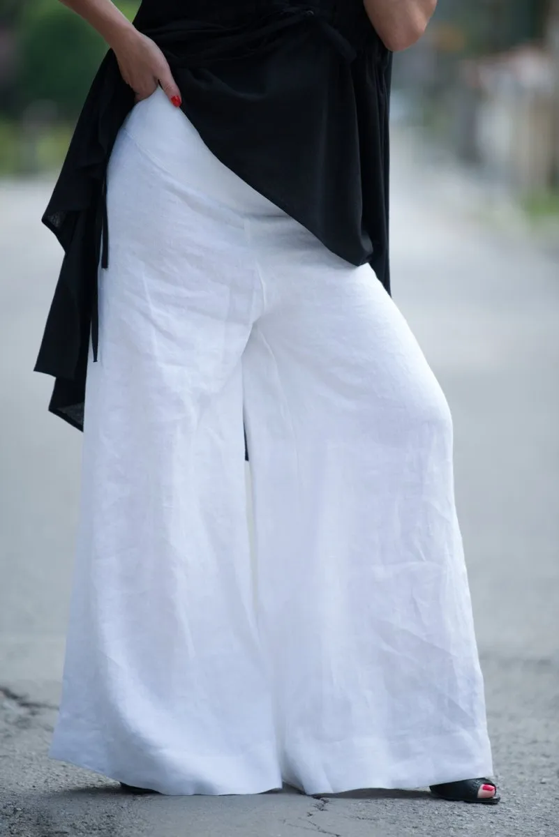 Linen Wide Pants PAMELA