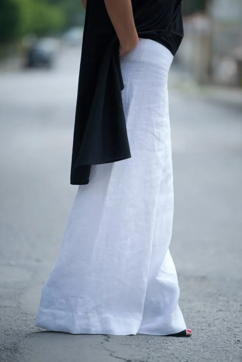 Linen Wide Pants PAMELA