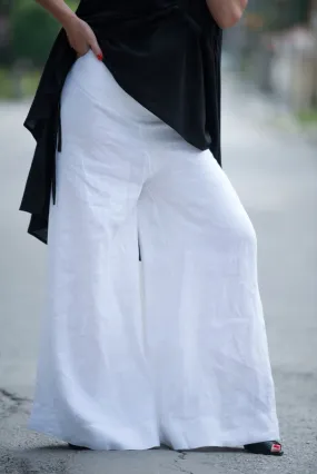 Linen Wide Pants PAMELA