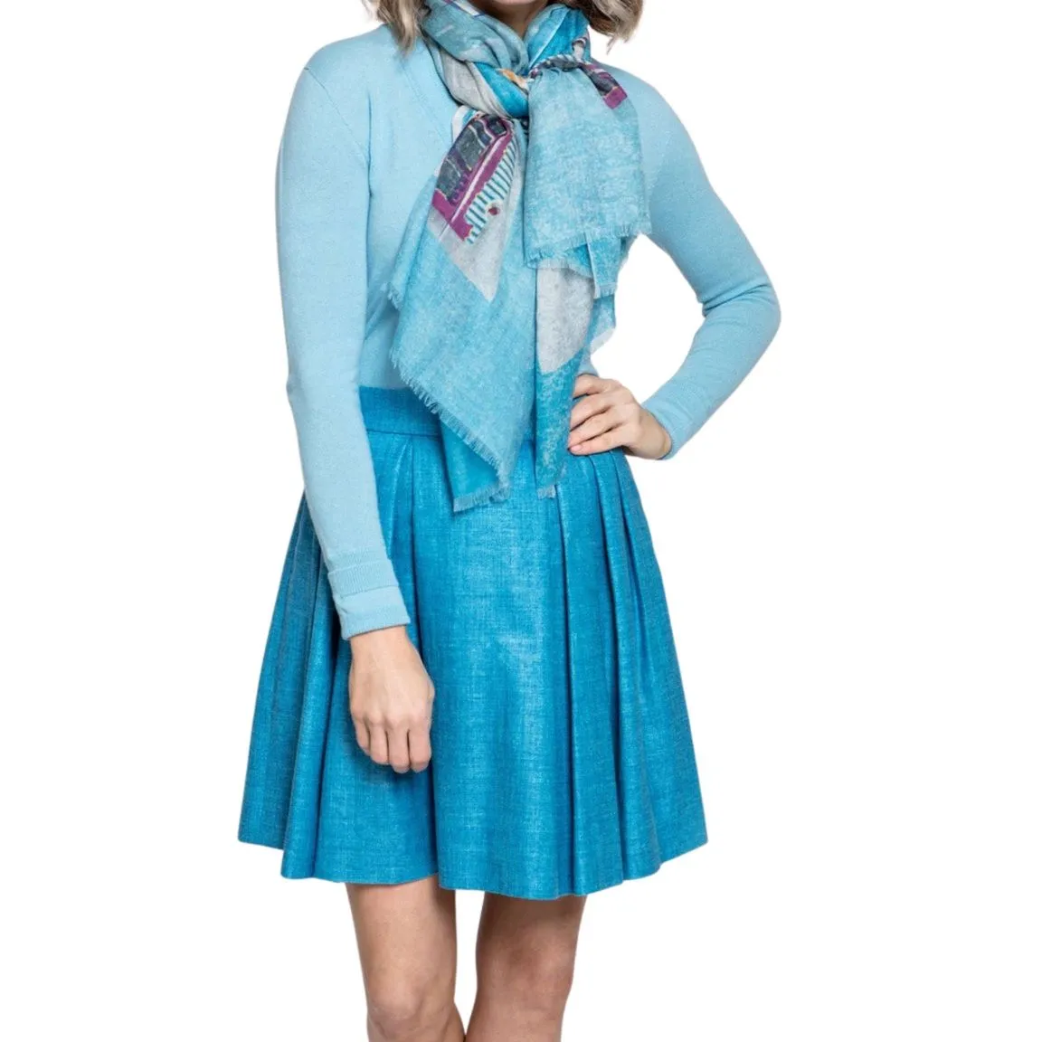 Lisa Cardigan in Aqua