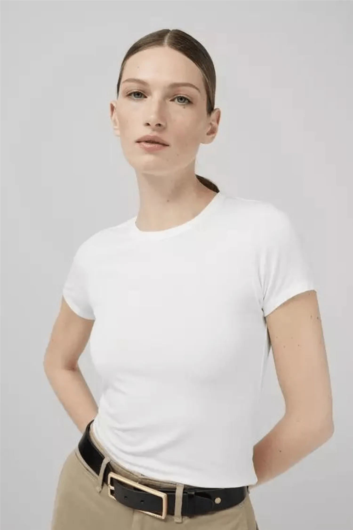 Luca Baby Tee White