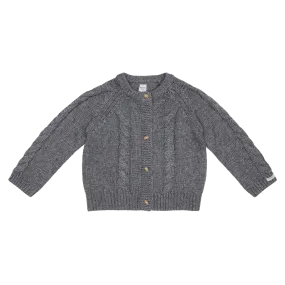 Luko Cardigan | Iron Grey Melange
