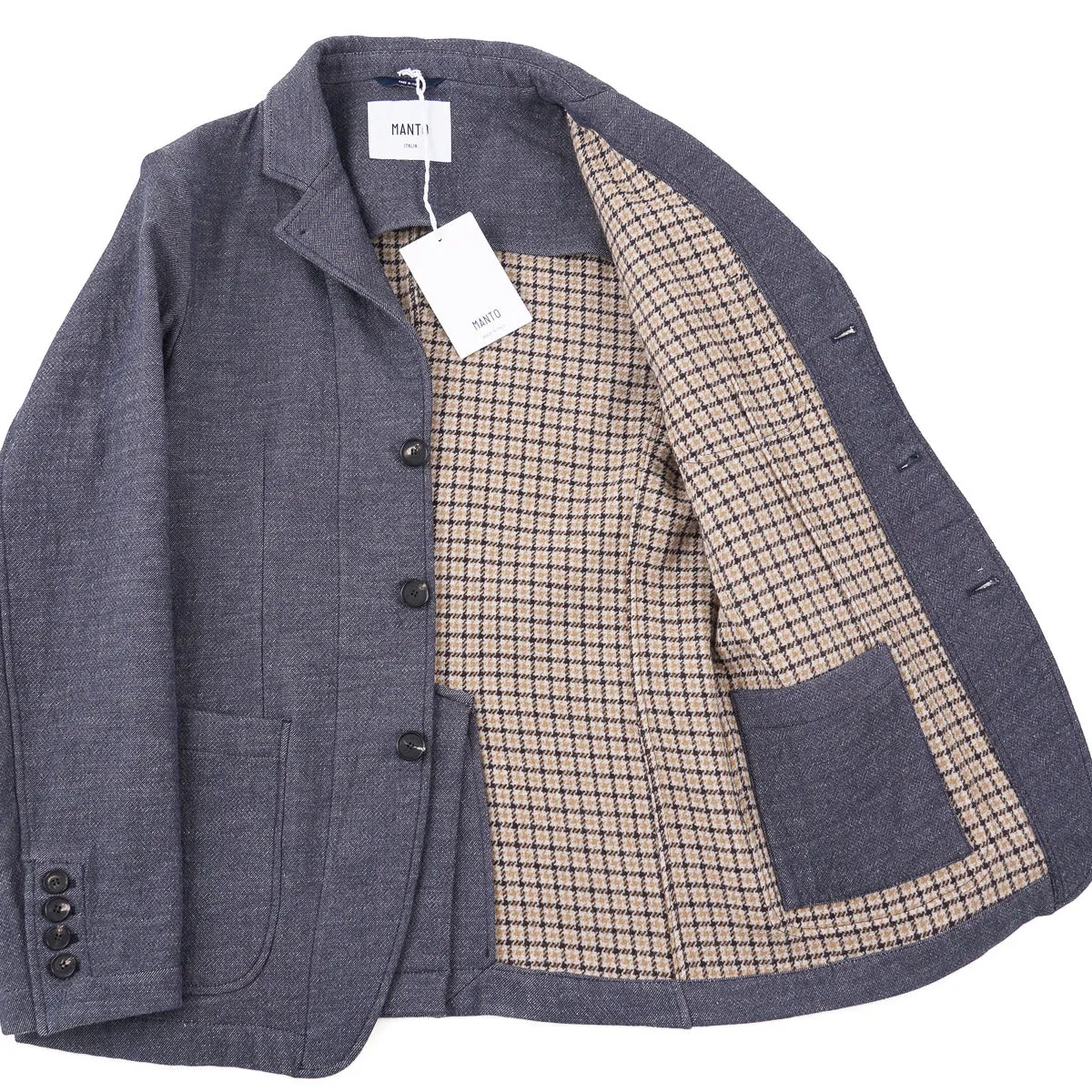 Manto Wool and Cotton Blazer-Jacket