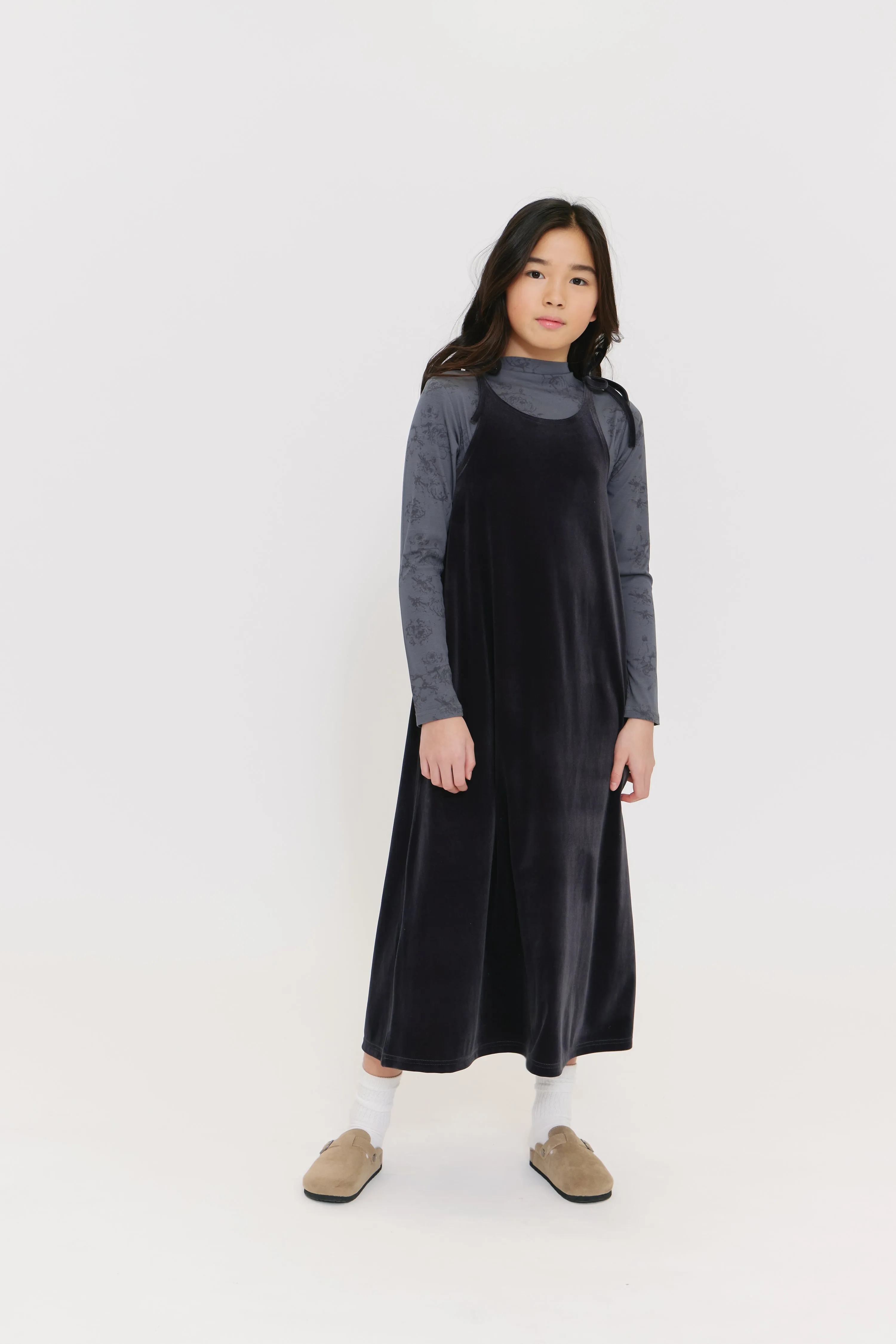 Maxi rib grey jumper set by Crew Basics