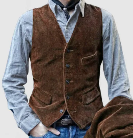 Men's Corduroy Winter Blazer - Warm Solid Color Casual Jacket Fashion Coat