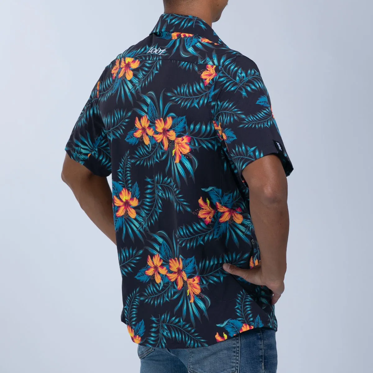 Mens LTD Button Up Party Shirt - Hula