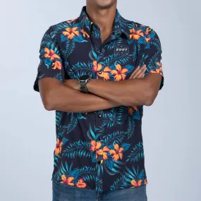 Mens LTD Button Up Party Shirt - Hula