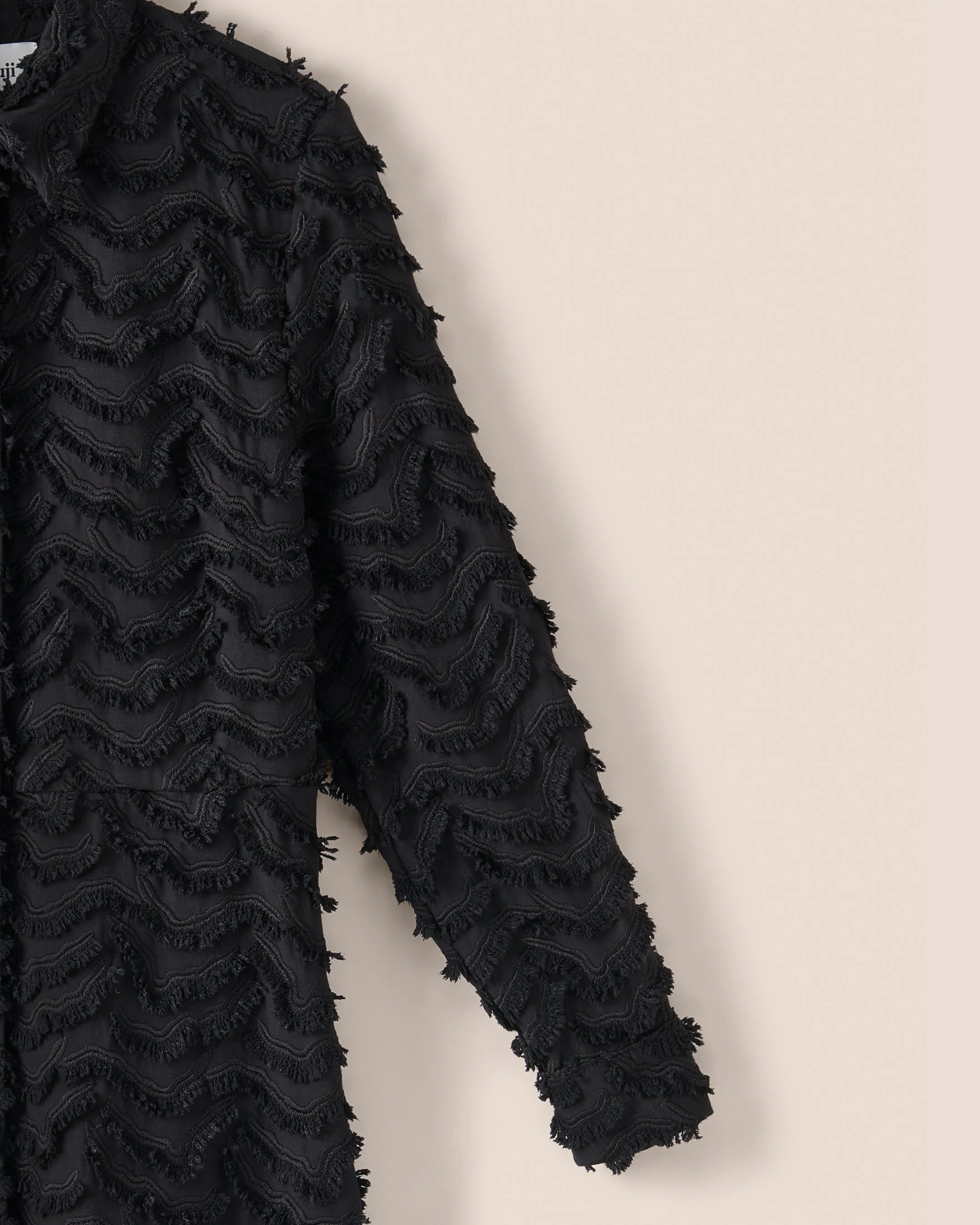 Mia Shirt Dress Ricamo Black