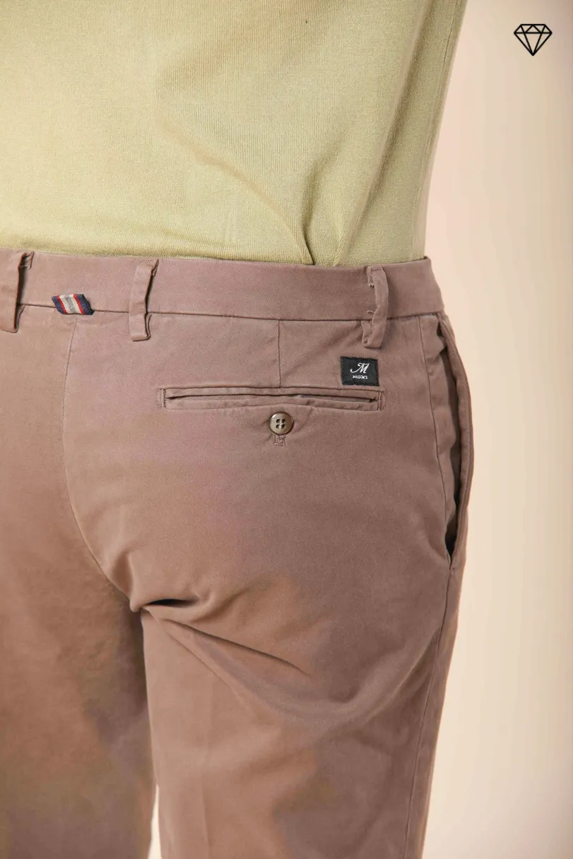 New York pantalone chino uomo in gabardina stretch regular fit ①.