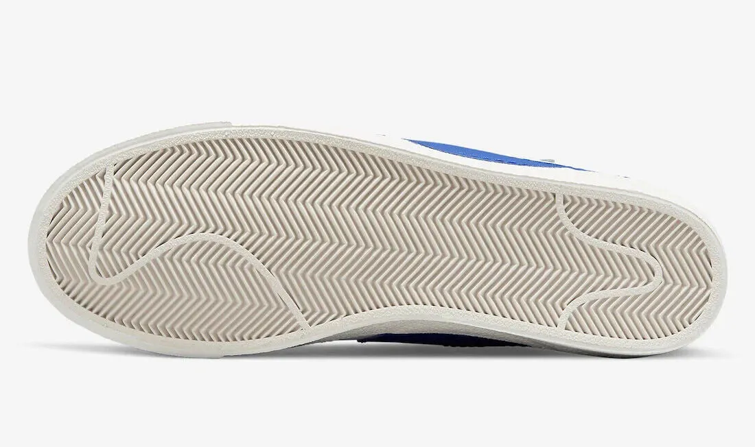 Nike Blazer Low 77 Jumbo DQ8768-100 Men's White Old Royal Running Shoes C855