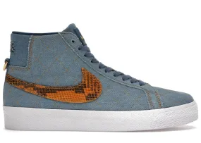 Nike Sb Blazer Mid Qs Supreme Denim