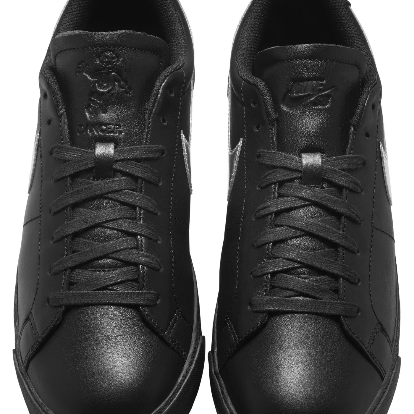 Nike SB Zoom Blazer Low x Dancer Skateboards - Black / Metallic Silver - Black