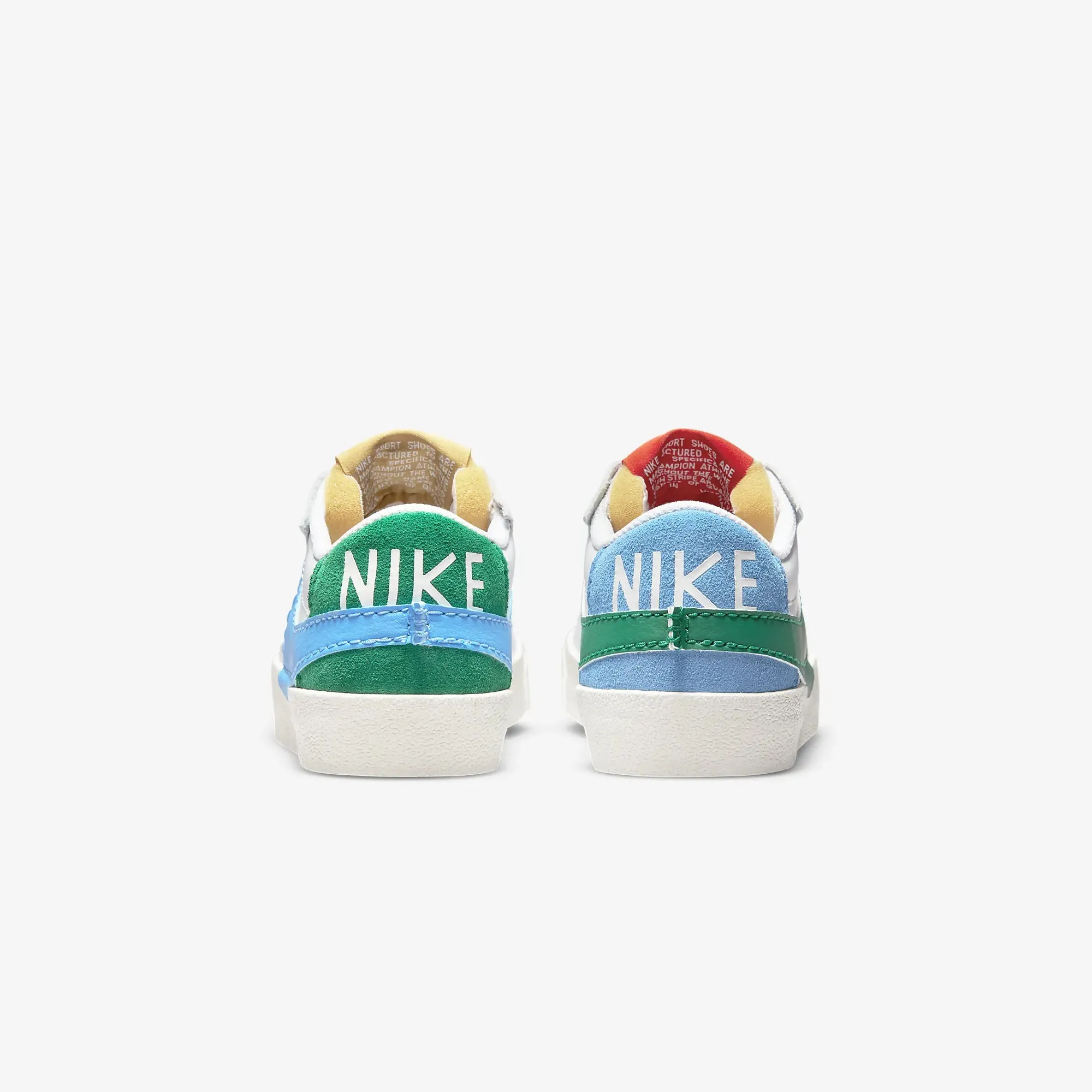 Nike | WMN'S BLAZER LOW '77 JUMBO { WHITE/MALACHITE-UNIVERSITY BLUE